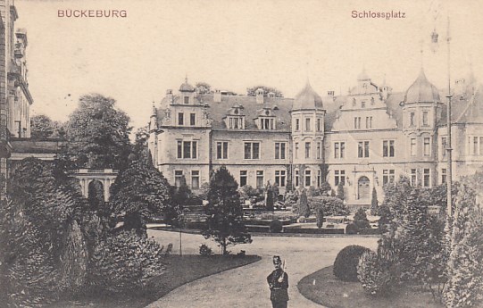 Bückeburg Schlossplatz 1906