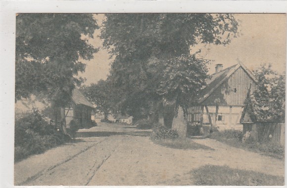 Dorfstrasse in Uetz  Ütz bei Tangerhütte ca 1910